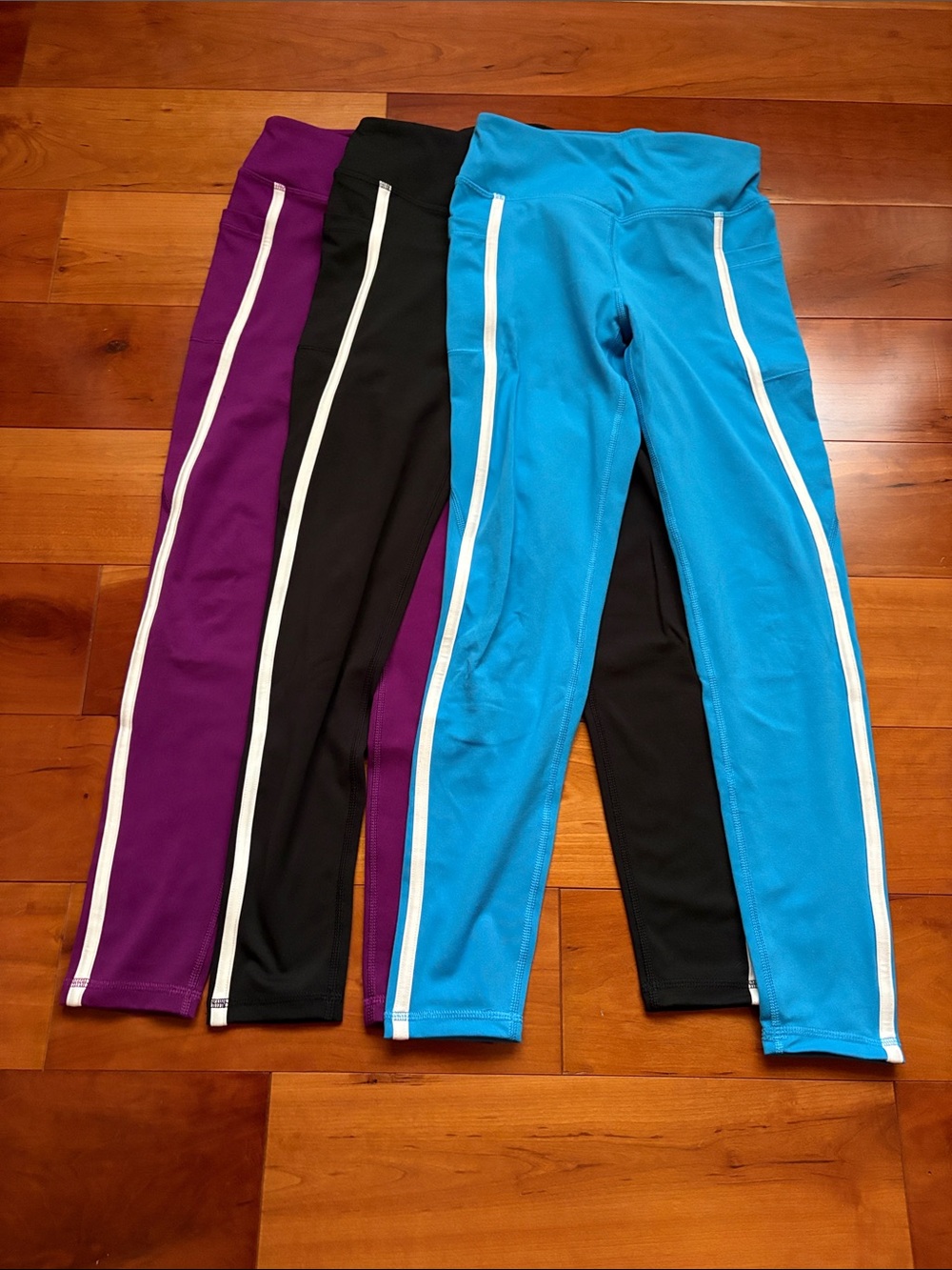 Lot of 3 pair DSG brand leggings girls size medium (10/12)